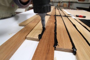 Caulking Teak
